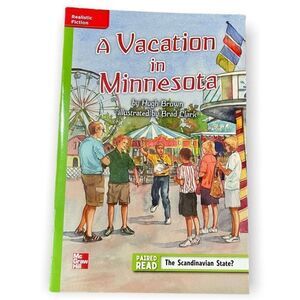 A Vacation In Minnesota By Hugh Brown Illustrated By Brad Clark Children's Book